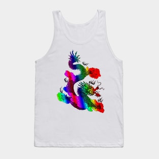 Rainbow Dragon Tank Top